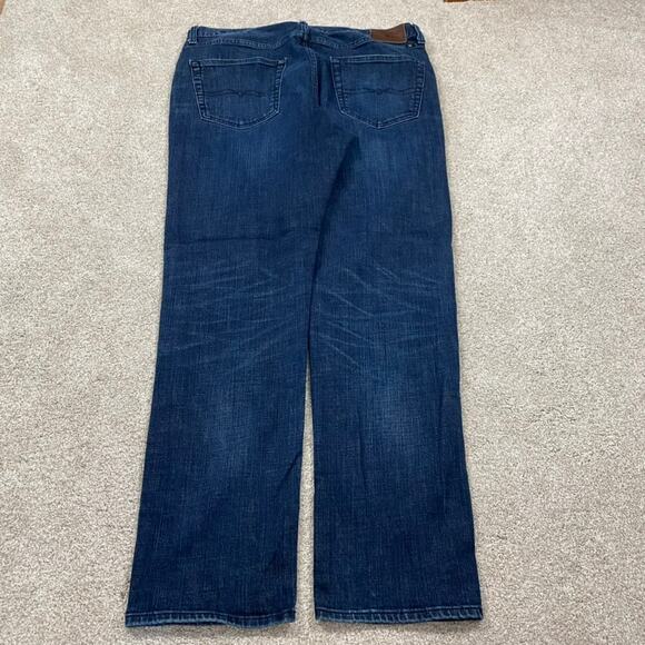 Lucky Brand Jeans Mens 36x34* 410 Athletic Fit Denim Stretch Casual Dark Wash - Picture 1 of 10